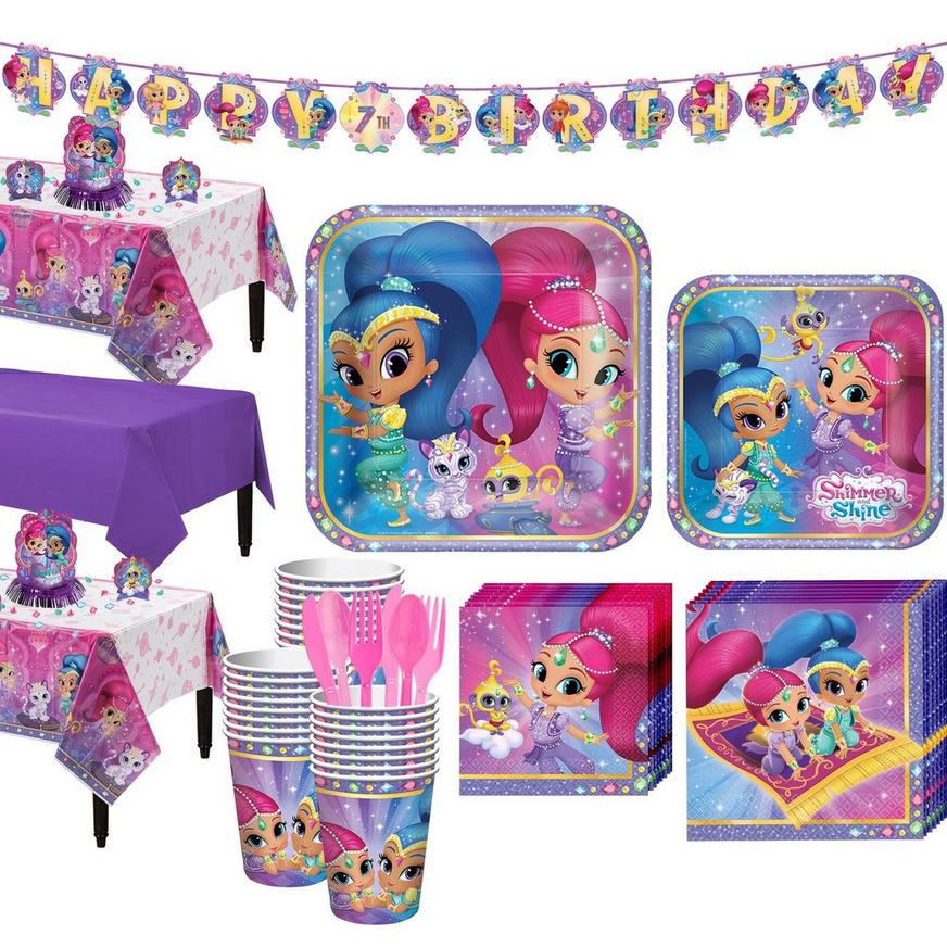 Shimmer and Shine Tableware Party Kit